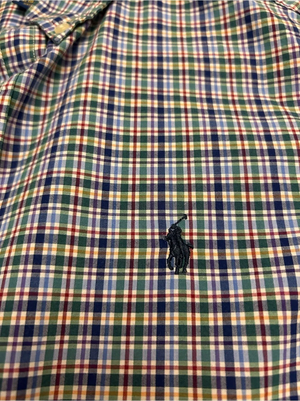 Ralph Lauren Boy’s Blue Multi-Check Button-Down Shirt